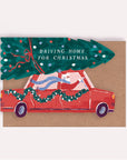 Weihnachtskarte Driving Home for Christmas