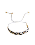 Perlenarmband Leopardenmuster