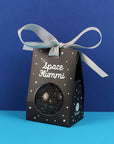 Flummiball Space mit Glitzer schwarz