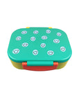 Lunchbox Smile grün/ocker/hellblau