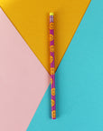 Bleistift Smile violett/orange