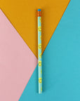 Bleistift Smile mint/gelb