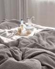 Musselin Kissenbezug Jula taupe