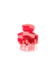 Haarspange Lollipop rot-rosa