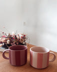 Tasse berry striped, 11.5 x 6.5 cm