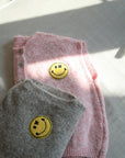 ärmellose Strickweste mit Smiley rosa, One Size