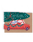 Weihnachtskarte Driving Home for Christmas