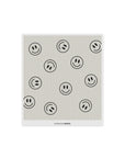 Schwammtuch Smileys beige-schwarz