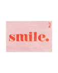 Bodenmattte Smile rosa-pink, 75x50 cm