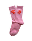 Damensocken WOW MOM rosa-orange