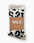 Damensocken Leo creme-schwarz