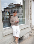 Alpaca-Cardigan taupe, One Size