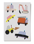 Reflektierende Sticker Brumm bunt