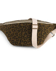 Gürteltasche mit Leopardenmuster oliv-schwarz