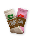 Damensocken WOW MOM rosa-orange