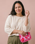 Tasche Leo pink, ca. 19 x 13 cm