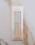 Slim Pens Vierer-Set, Duo-Ton Pastellfarben