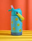 Trinkflasche Smile türkis, 350 ml