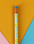 Bleistift Smile mint/gelb