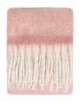 Quastendecke rosa, 140 x 180 cm