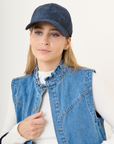 ärmellose Jeansweste blau