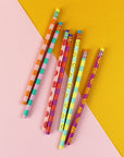 Bleistift Stripes koralle/lila