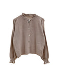 Alpaca-Cardigan taupe, One Size