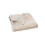 Musselin Decke Emil beige, 140x200 cm