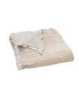 Musselin Decke Emil beige, 140x200 cm