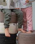 Filzpouf Olle anthrazit, 40x40x16 cm