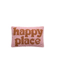 gefülltes Kissen happy place, 20x30 cm