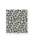 Schwammtuch Leo beige-schwarz, 17.5x19.5 cm