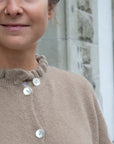 Alpaca-Cardigan taupe, One Size