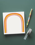 Notizblock Regenbogen, ca. 15 x 15 cm