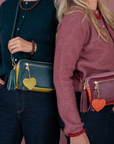 Schultertasche Maure burgunderrot