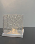 Glitzerwürfel 14x14 cm